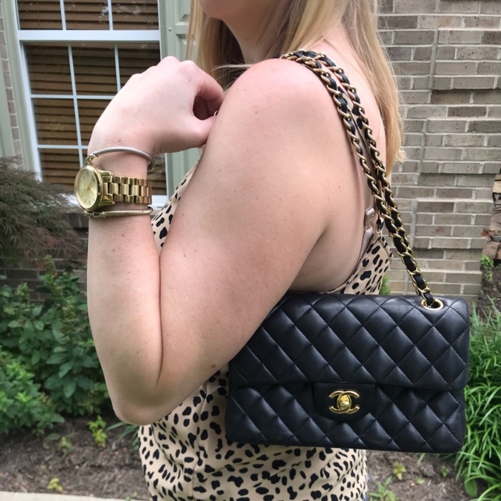 ❤️SOLD❤️ Authentic Chanel Small Classic Flap Black Bag